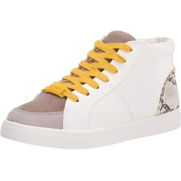 Circus by Sam Edelman Womens Deszi Design Lace up White Sneaker Size 9 - Picture 2 of 12